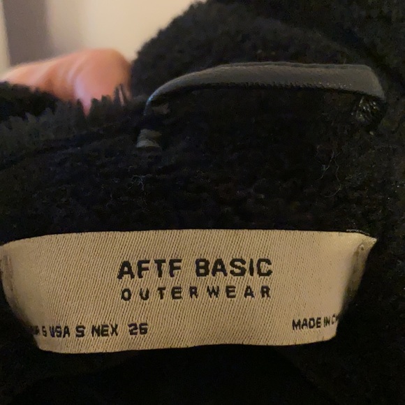 AFTF basic outerwear black jacket - Picture 7 of 7